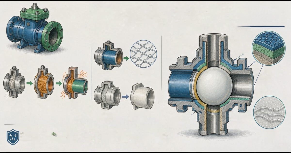 Valve Coating Systems: FBE, Liquid Epoxy, and PTFE