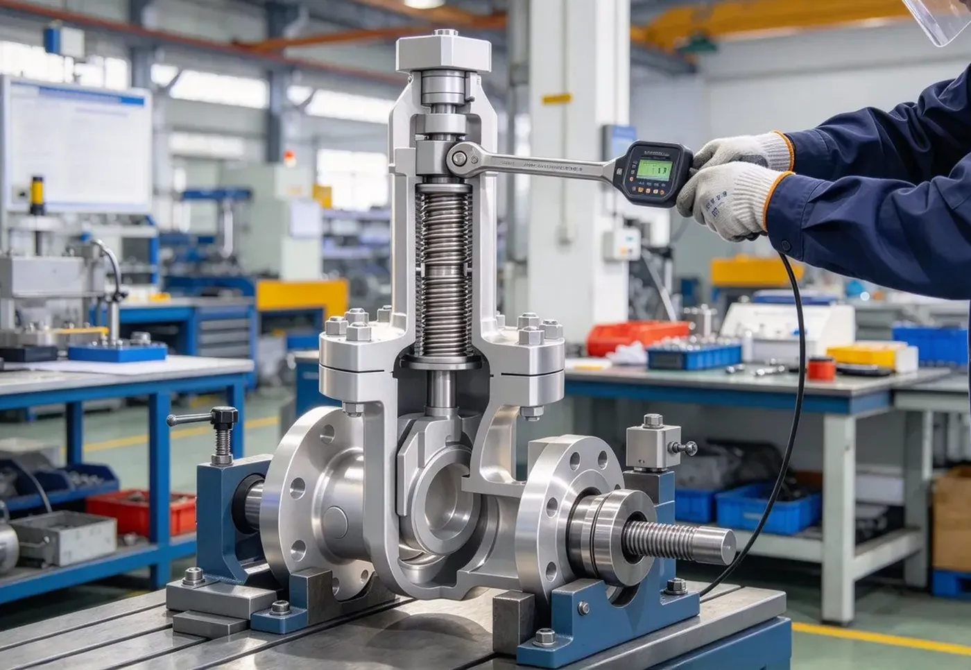Bellows Gate Valve Thrust & Torque Calculator