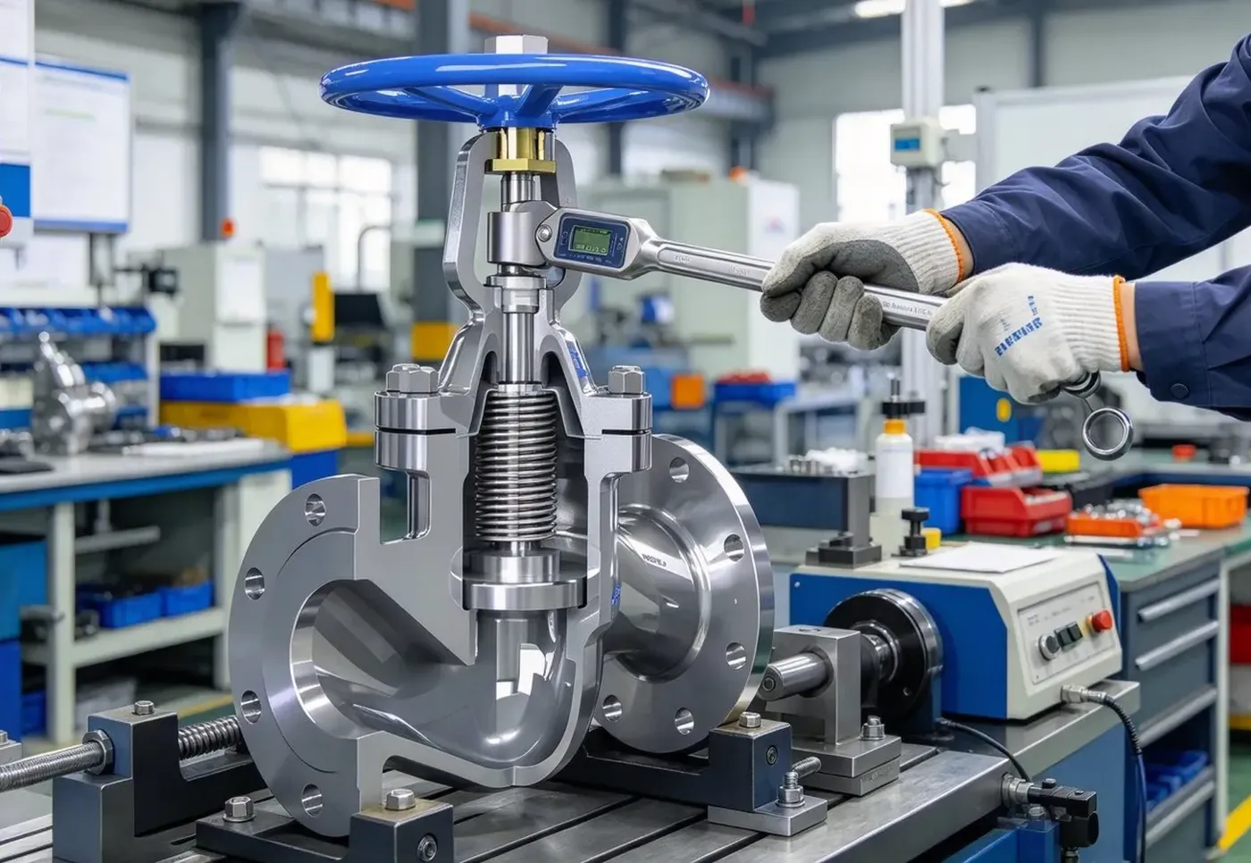 Bellows Globe Valve Thrust & Torque Calculator