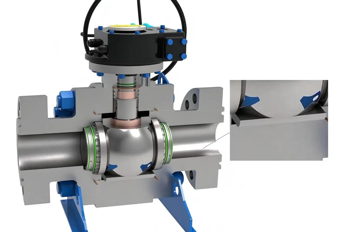 fixed-trunnion-ball-valve
