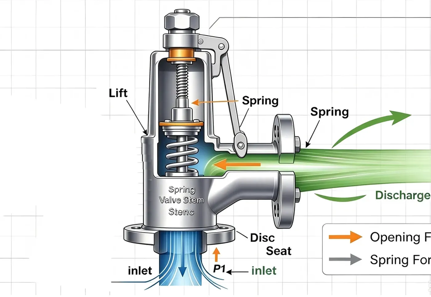 Safety Valve Discharge (Liquid)