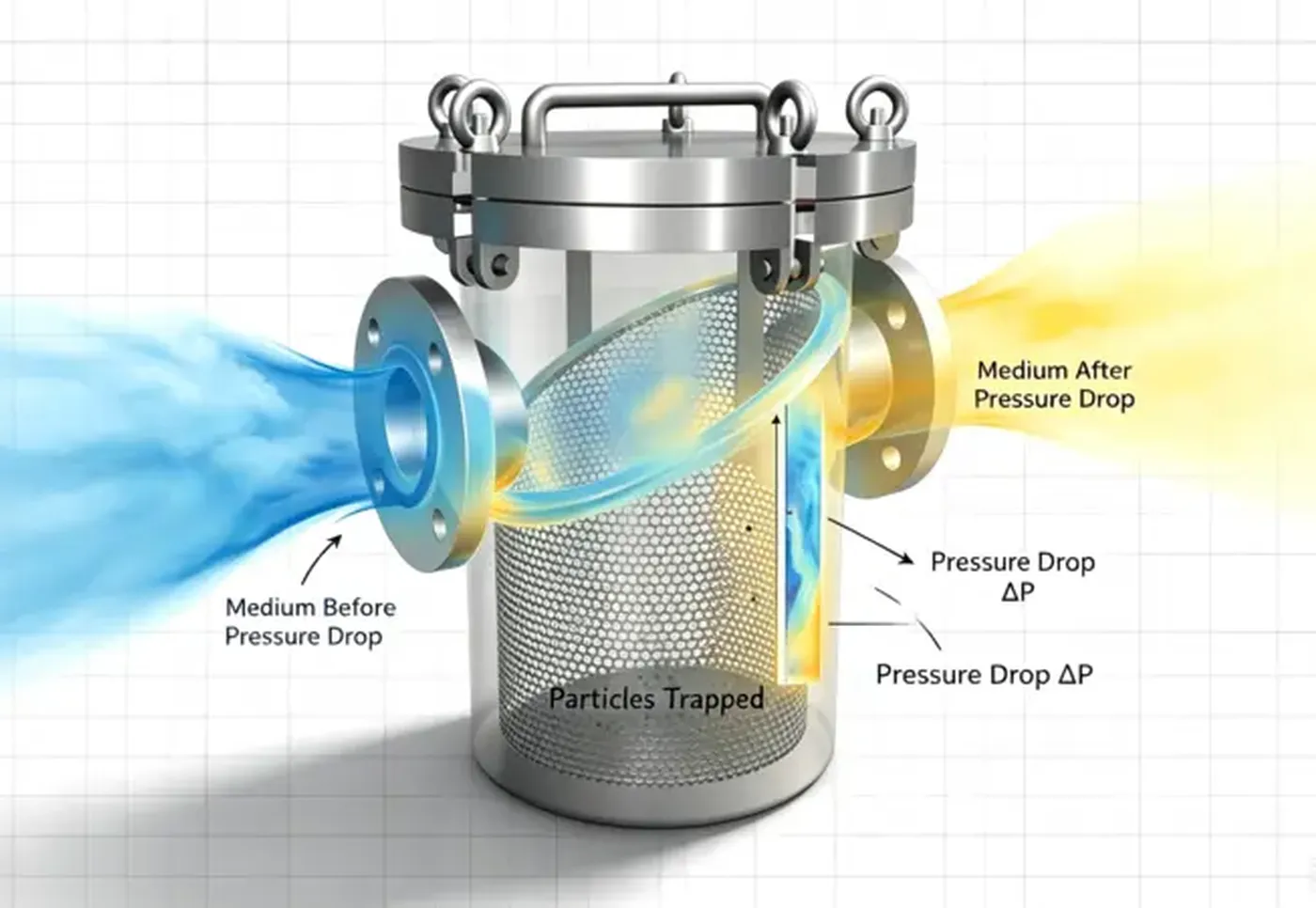 Strainer Pressure Drop